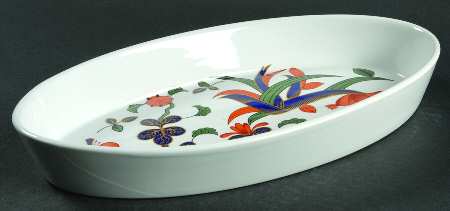 Grainger Imari 12'' Oval Baker
