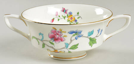 Hampton Court Footed Cream Soup Bowl