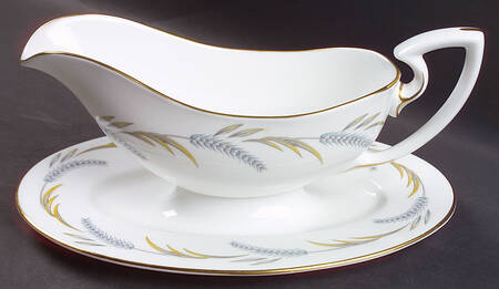 Harvest Ring Gravy Boat with Attached Underplate