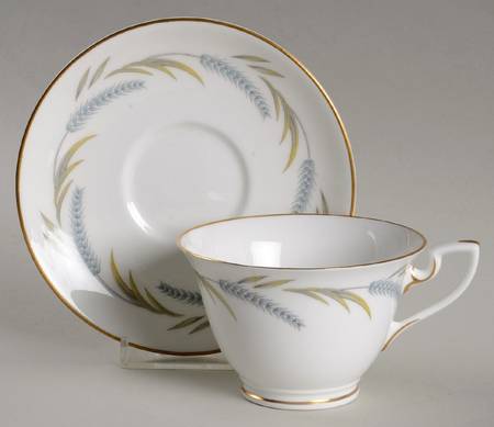 Harvest Ring Footed Cup & Saucer Set