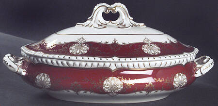 Hatfield Red Oval Covered Vegetable