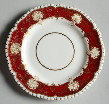 Hatfield Red Bread & Butter Plate