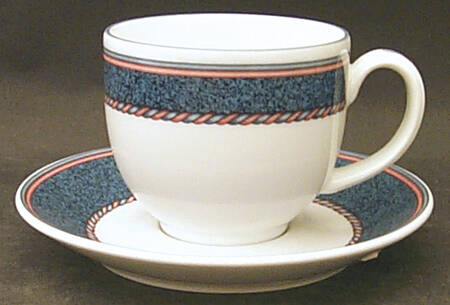 Henley Flat Cup & Saucer Set