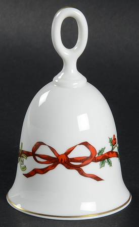 Holly Ribbons Bell