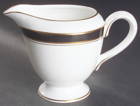 Howard Black (Gold Trim) Creamer