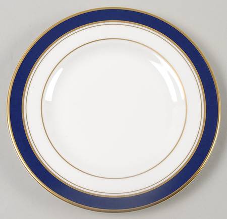 Howard-Cobalt Blue (Gold Trim) Bread & Butter Plate