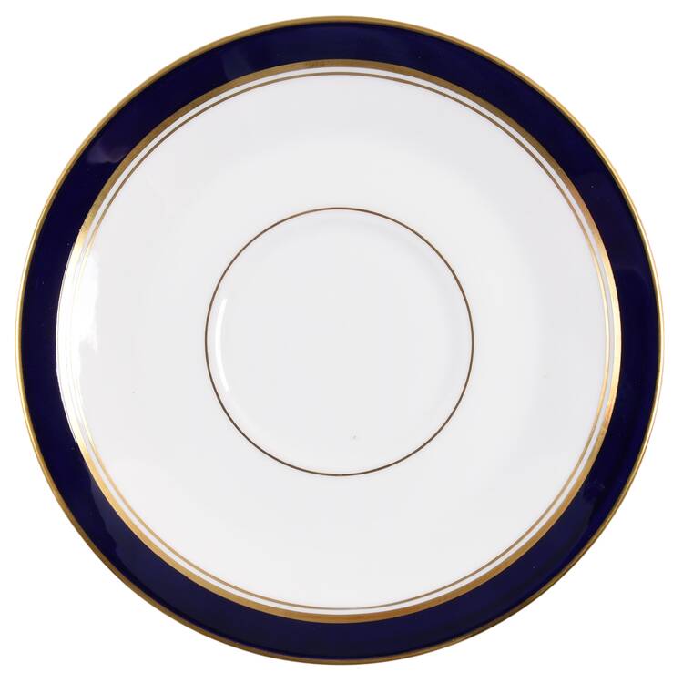Howard-Cobalt Blue (Gold Trim) Saucer