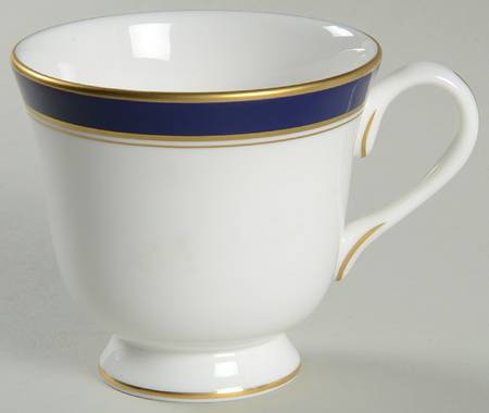 Howard-Cobalt Blue (Gold Trim) Footed Cup