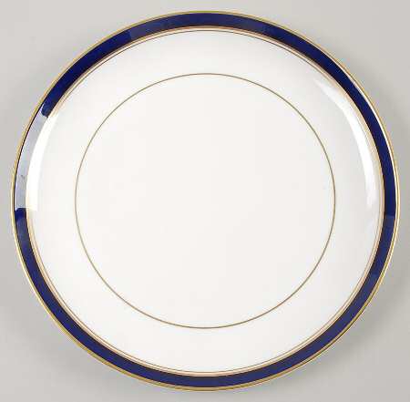 Howard-Cobalt Blue (Gold Trim) Cookie Plate
