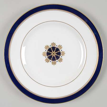 Howard-Cobalt Blue (Gold Trim) Accent Salad Plate