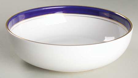 Howard-Cobalt Blue (Gold Trim) Fruit/Dessert (Sauce) Bowl