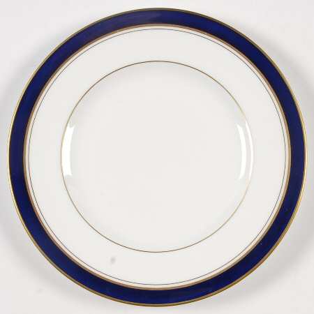 Howard-Cobalt Blue (Gold Trim) Dessert/Pie Plate