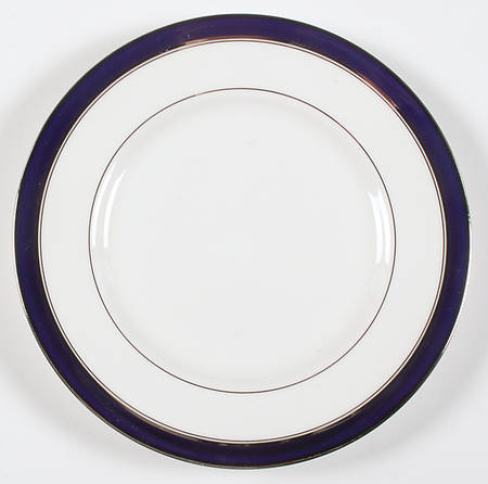Howard Cobalt Blue (Platinum Trim) Salad Plate
