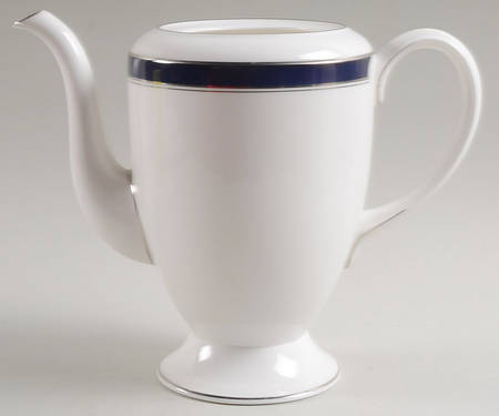 Howard Cobalt Blue (Platinum Trim) Coffee Pot No Lid