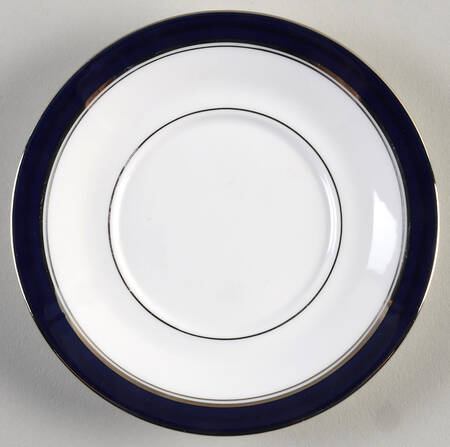 Howard Cobalt Blue (Platinum Trim) Saucer