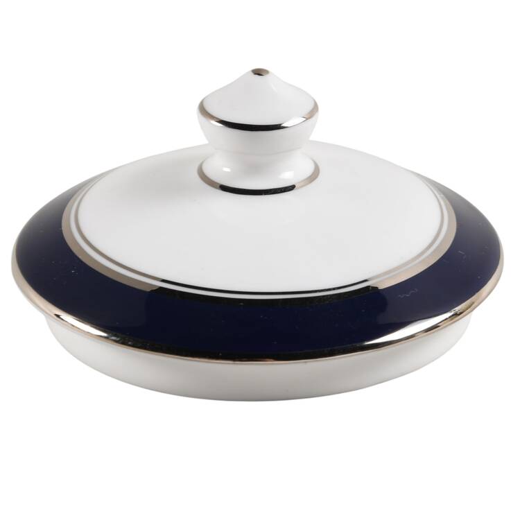 Howard Cobalt Blue (Platinum Trim) Lid for Sugar Bowl