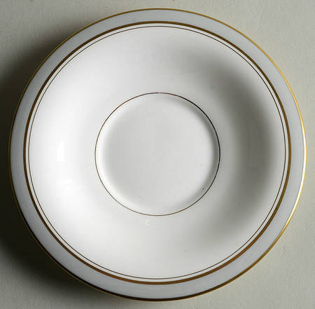 Howard Gray (Gold Trim) Saucer for Cream Soup Bowl