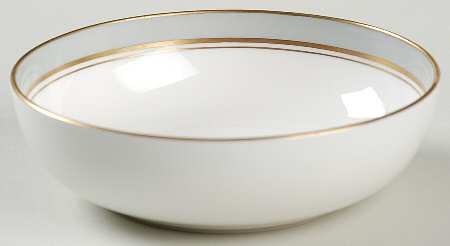 Howard Gray (Gold Trim) Fruit/Dessert (Sauce) Bowl