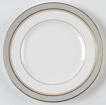 Howard Gray (Gold Trim) Bread & Butter Plate