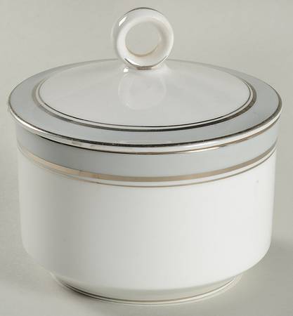Howard Gray (Platinum Trim) Sugar Bowl & Lid