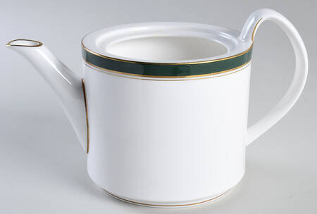 Howard Leather Green Teapot No Lid