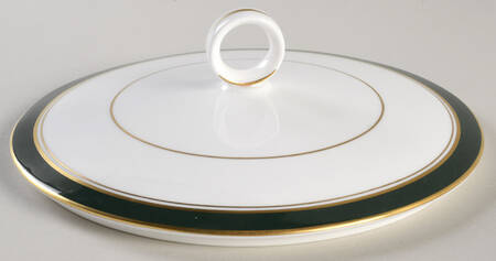 Howard Leather Green Lid for Round Vegetable