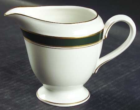 Howard Leather Green Creamer