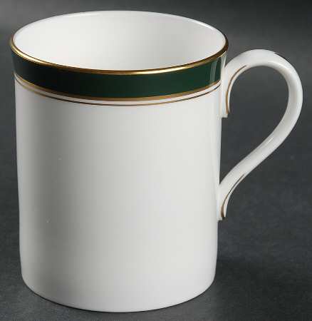 Howard Leather Green Mug