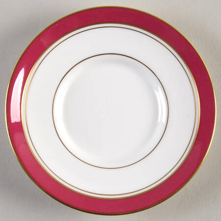 Howard Ruby Saucer for Demitasse Cup
