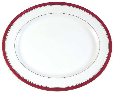 Howard Ruby 15" Oval Serving Platter