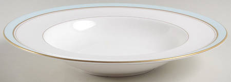 Howard Sky Blue Large Rim Soup Bowl