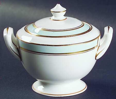 Howard Sky Blue Sugar Bowl & Lid