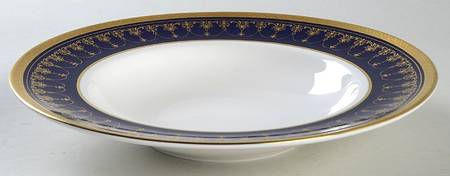 Imperial Blue Large Rim Soup Bowl
