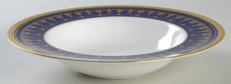 Imperial Blue Rim Soup Bowl