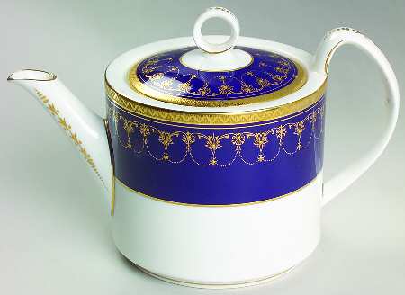 Imperial Blue Teapot & Lid
