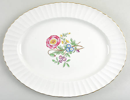 Indian Sprays 15" Oval Serving Platter