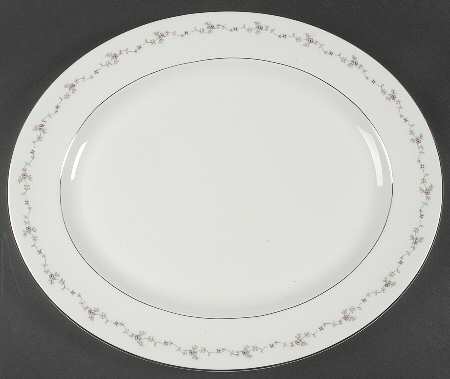 Interlude 15" Oval Serving Platter