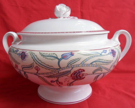 Jacobean Floral Tureen &  Lid
