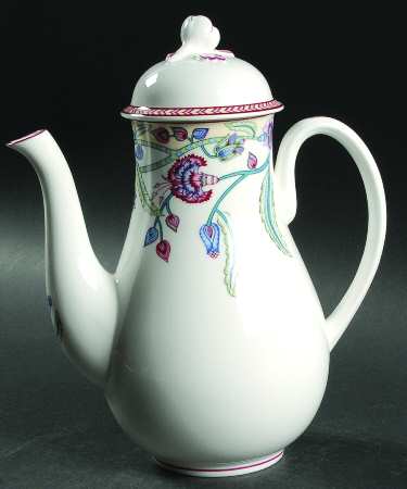 Jacobean Floral Coffee Pot & Lid