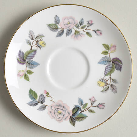 June Garland Saucer for Footed Cup