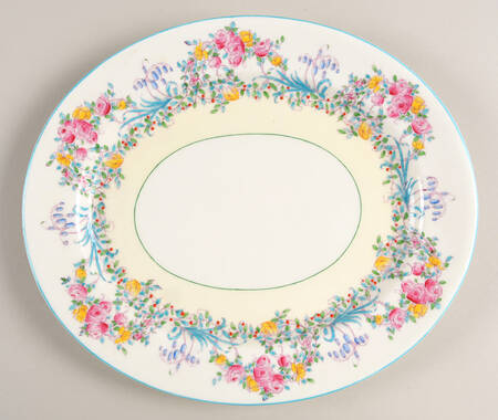 June (Z502-1) 11" Oval Serving Platter