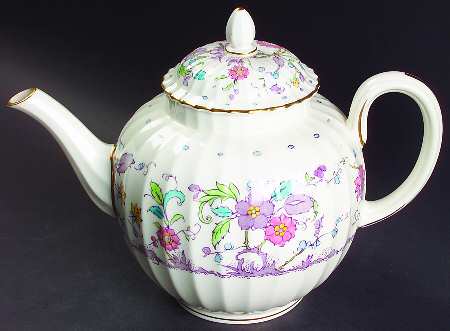 Kashmir (Ribbed) Teapot & Lid
