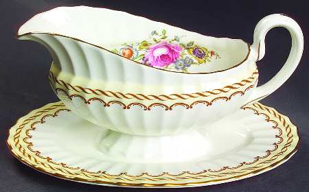 Kempsey Gravy Boat with Attached Underplate