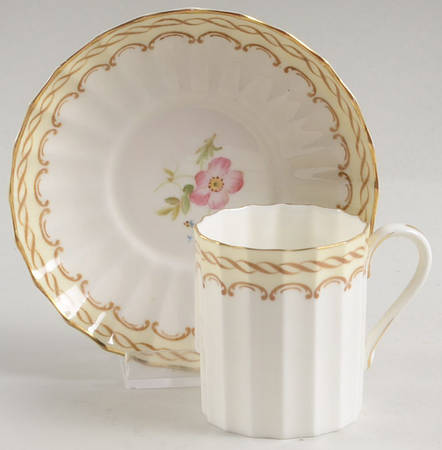 Kent Flat Demitasse Cup & Saucer Set