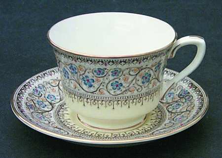 Lady Evelyn Footed Demitasse Cup & Saucer Set