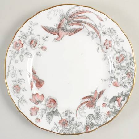 Lakme Pink and Gray Salad Plate