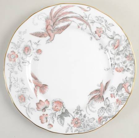 Lakme Pink and Gray Luncheon Plate