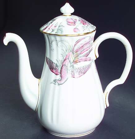 Lakme Pink and Gray Mini Coffee Pot & Lid
