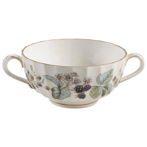 Lavinia (White Body, Bone) Footed Cream Soup Bowl