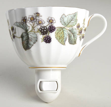 Lavinia (White Body, Bone) 1 5/8" + cup (H) Night Light/Cup HC